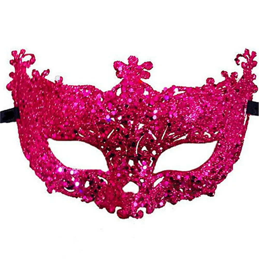 New Fashion Luxury Venetian Masquerade Mask Women Girls Sexy Fox Eye Mask For Fancy Dress Christmas Halloween Party