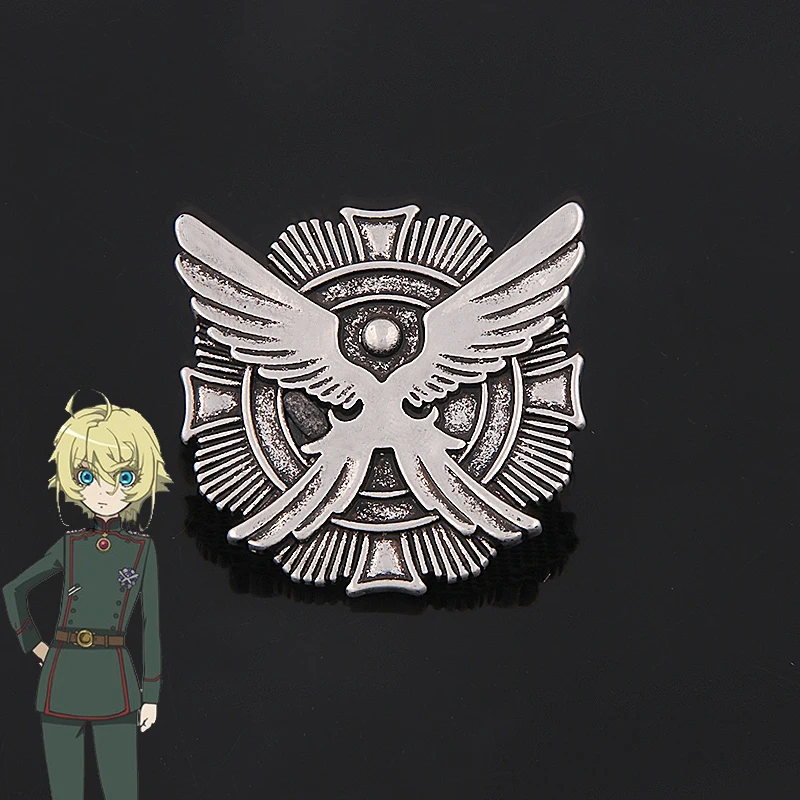 The Saga of Tanya the Evil Pins Brooch Tanya Degurechaff Badge Brooches for Women Men Bag Hat Clothes Lapel Pin Jewelry