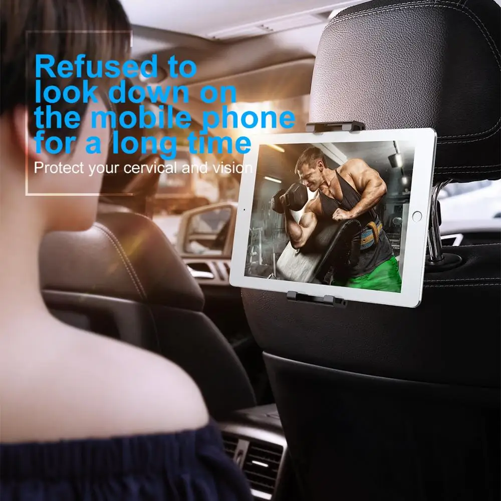 Baseus Car Back Seat Mount Tablet Car Holder For iPad 4.7-12.9 inch Car Phone Holder Auto Headrest Backseat Car Holder Stand