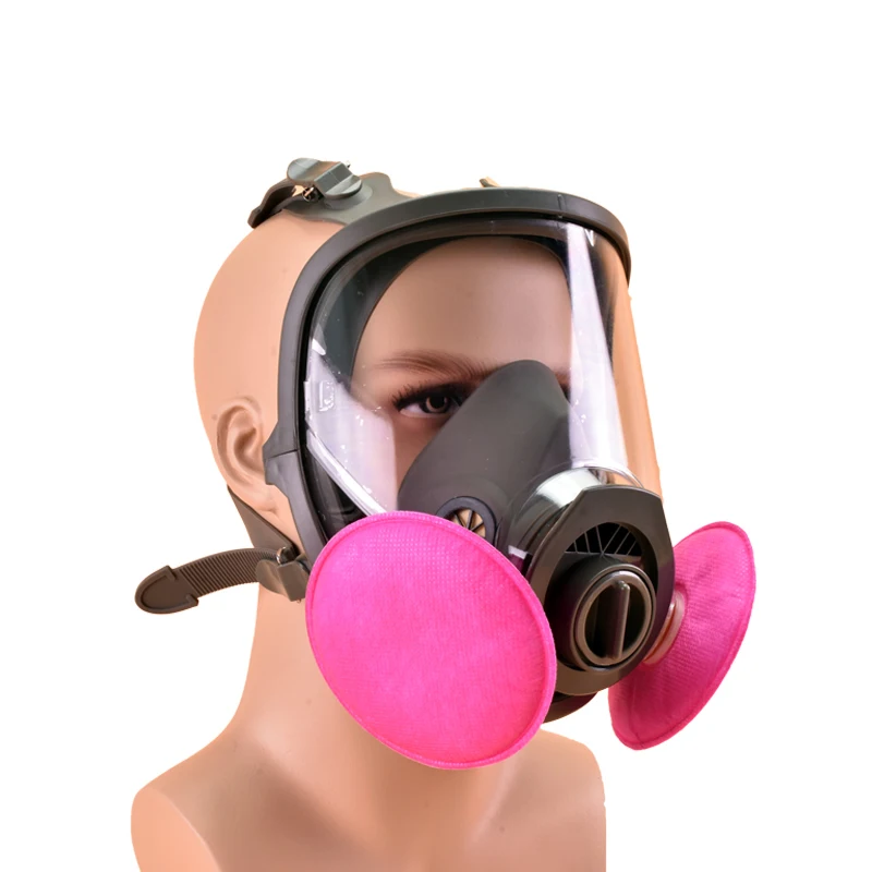 ZY6800 Respirator protective mask Super clear mirror Comfortable silicone Gas mask For PM2.5 smoke and dust safety mask