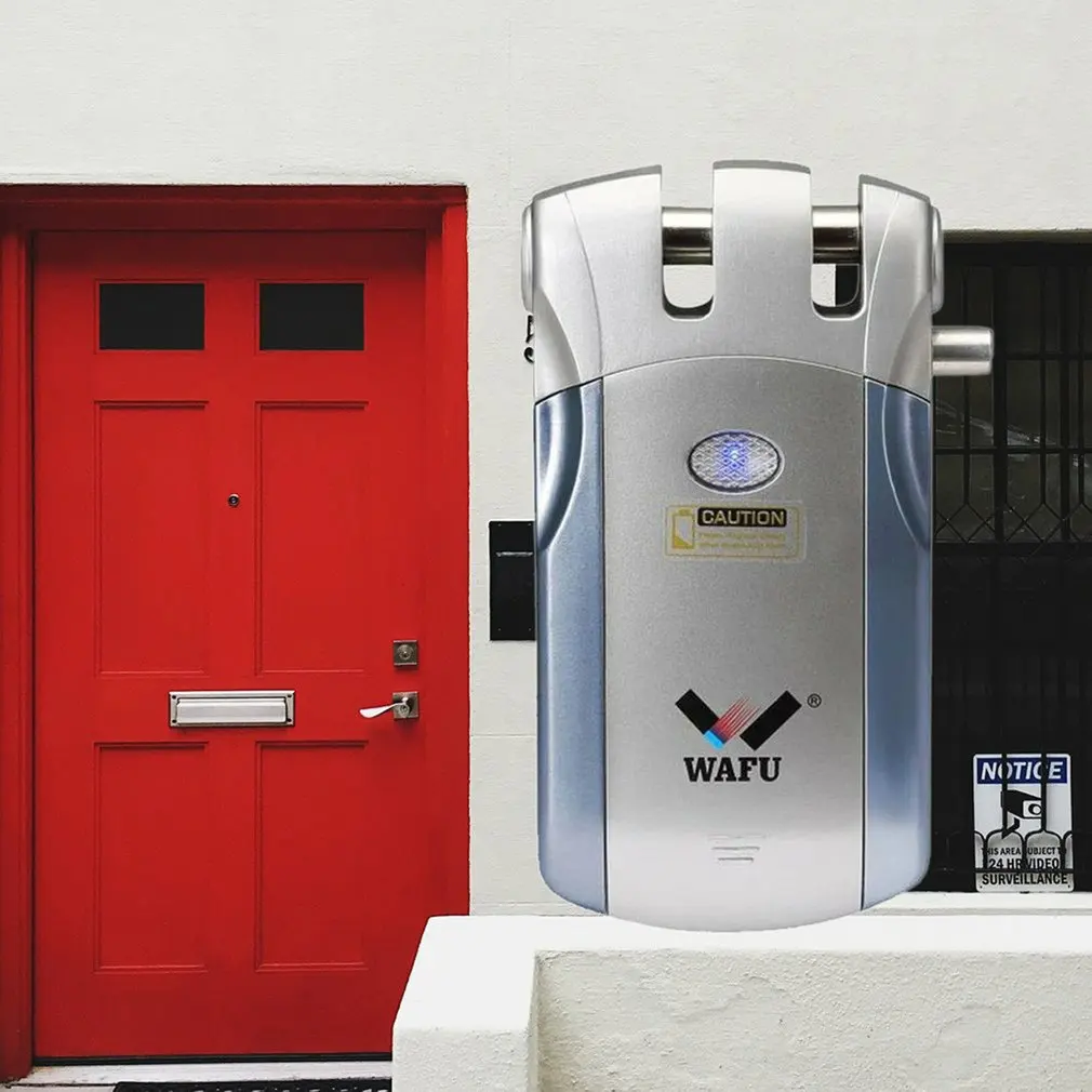 Wafu WF-019 Electric Door Lock Wireless Control With Open & Close Home Security Door Easy Installing