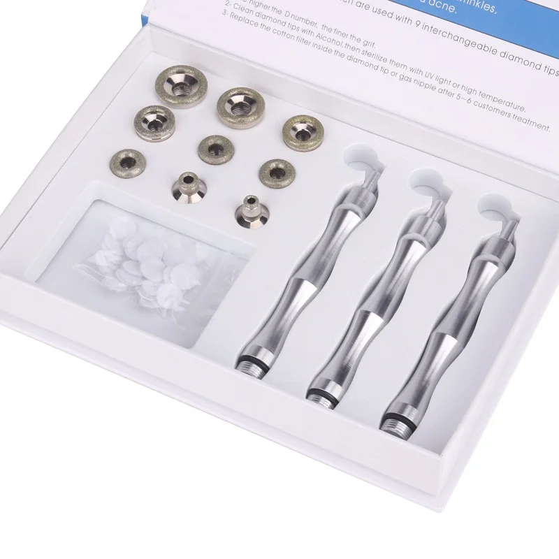 

Replacement 9 Tips and 3 Wands Diamond Microdermabrasion Tips