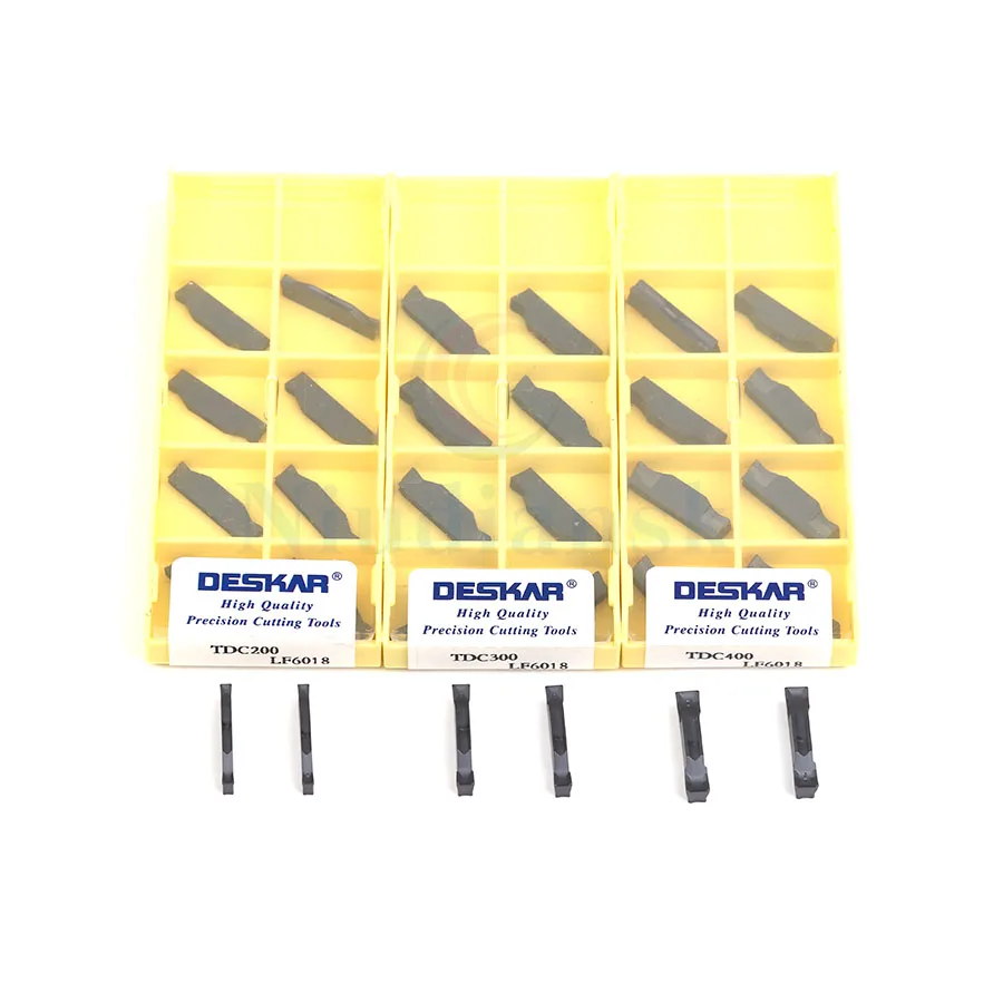 TDC200 LF6018 TDC300 LF6018 TDC400 LF6018 Tungsten carbide slotting blade CNC lathe turning tools machine tools Grooving inserts