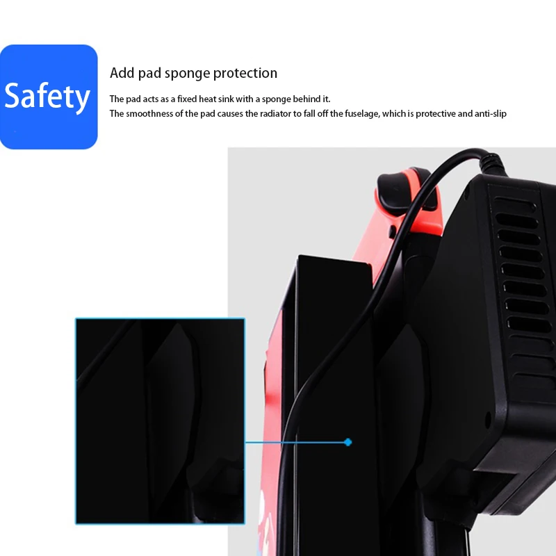 冷却ファンnsスイッチ外部ターボポンピングクーラーラジエーターベース任天堂スイッチドッキングステーションledディスプレイラジエーター