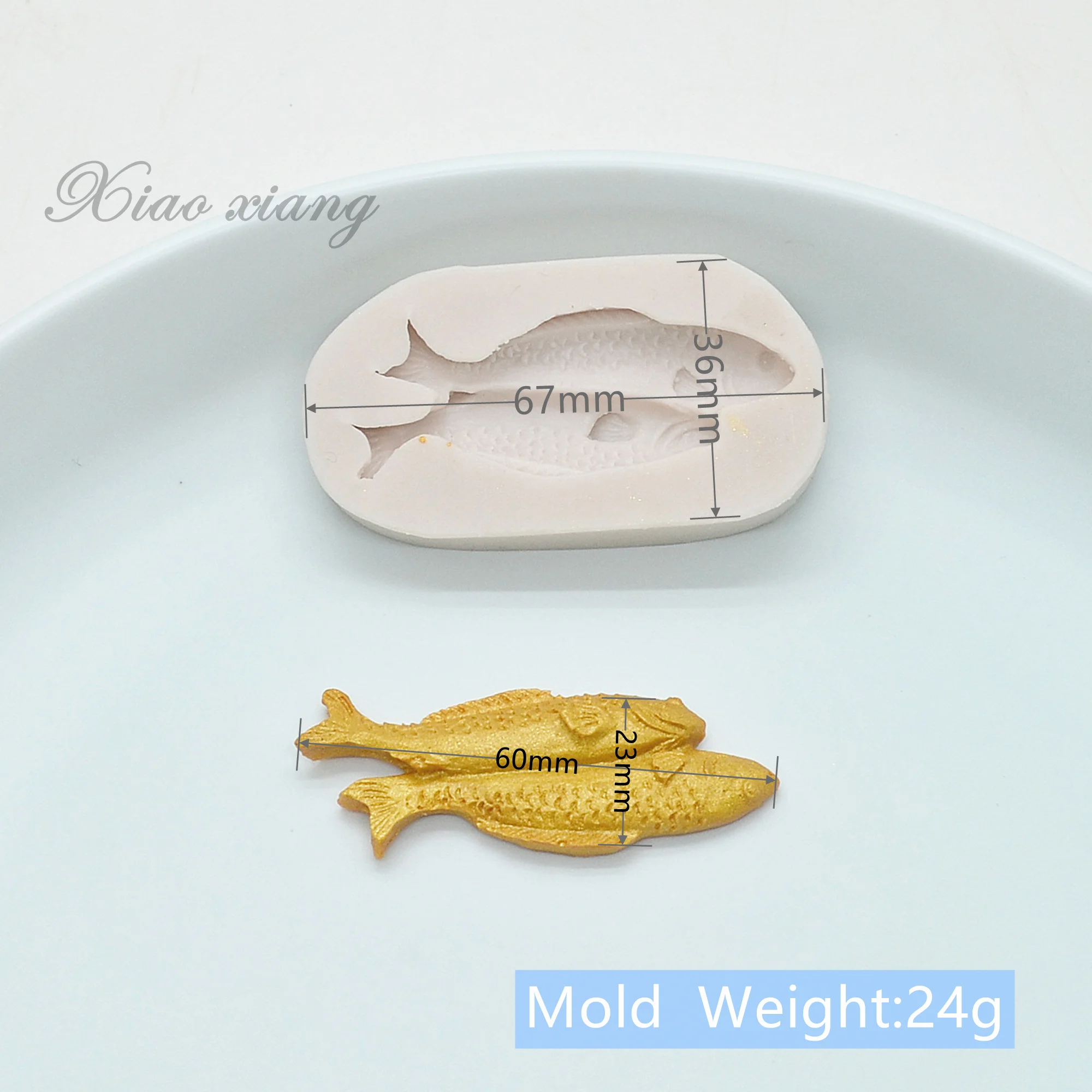 3D DIY Silicone Fish Shape Cake Mould Carp Fondant Mold Chocolate Cupcake Soap Molds Candy Craft Cookie Kitchen Accessories