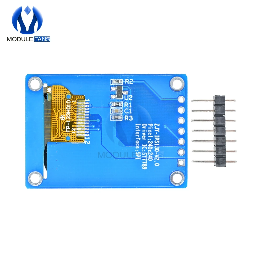 Unidad ST7789 pantalla LCD OLED IPS HD TFT IC SPI voltaje de comunicación interfaz SPI a todo Color DIY 240*240 3,3 V para Arduino