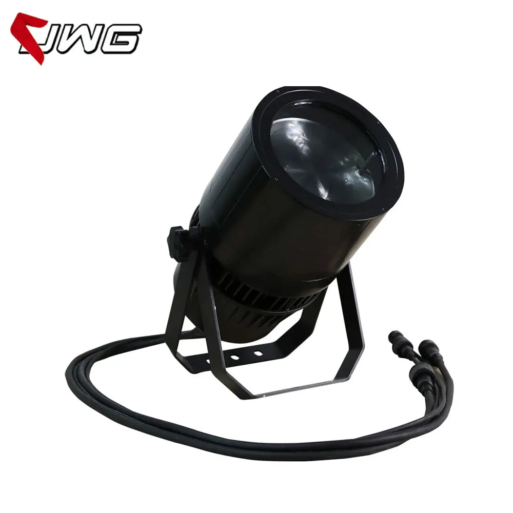 

Free Shipping IP65 200W Warm White Or Cold White Optional COB Par Lights Zoom For Theater TV Stage Studio Party Outdoor Use