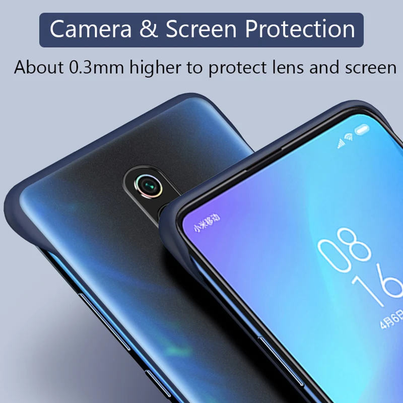 For Xiaomi Mi 9T Case Frameless Matte Hard Back Cover For Xiaomi Mi 9 SE Redmi 7A Note 7 Mi9T Mi 9 T Redmi K20 Pro Phone Case