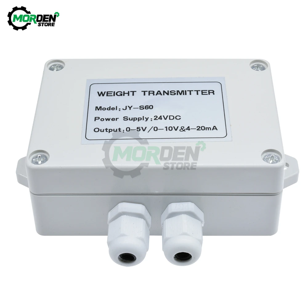 Weighing Transmitters Amplifier Weight Sensor Voltage Current Converter DC 0-5V/0-10V 4-20MA Load Cell Amplifier Gain Adjustable