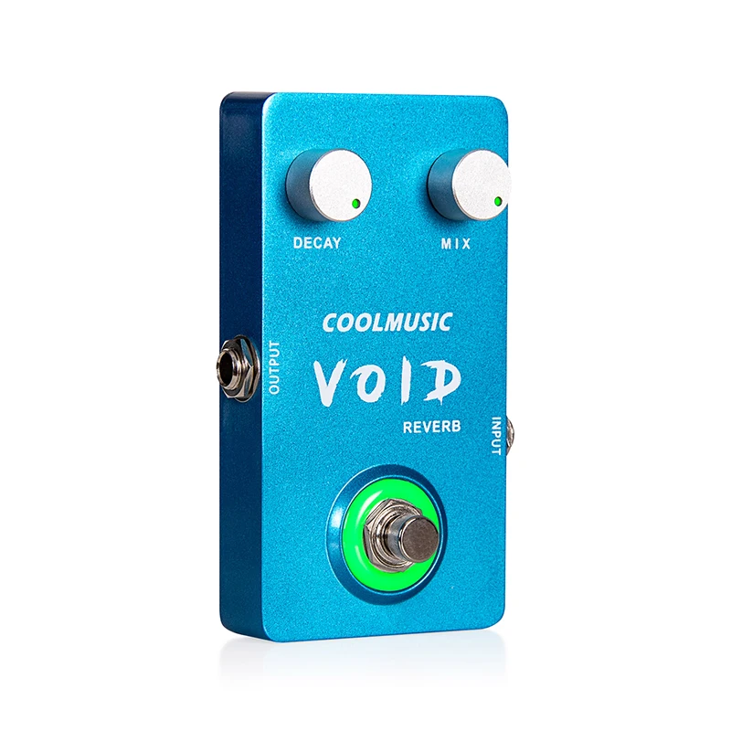 Coolmusic Void Reverb Pedal Electric Guitar Effects Stompbox Mini Thin True Bypass Design Musical Instruments Guitar Accessories