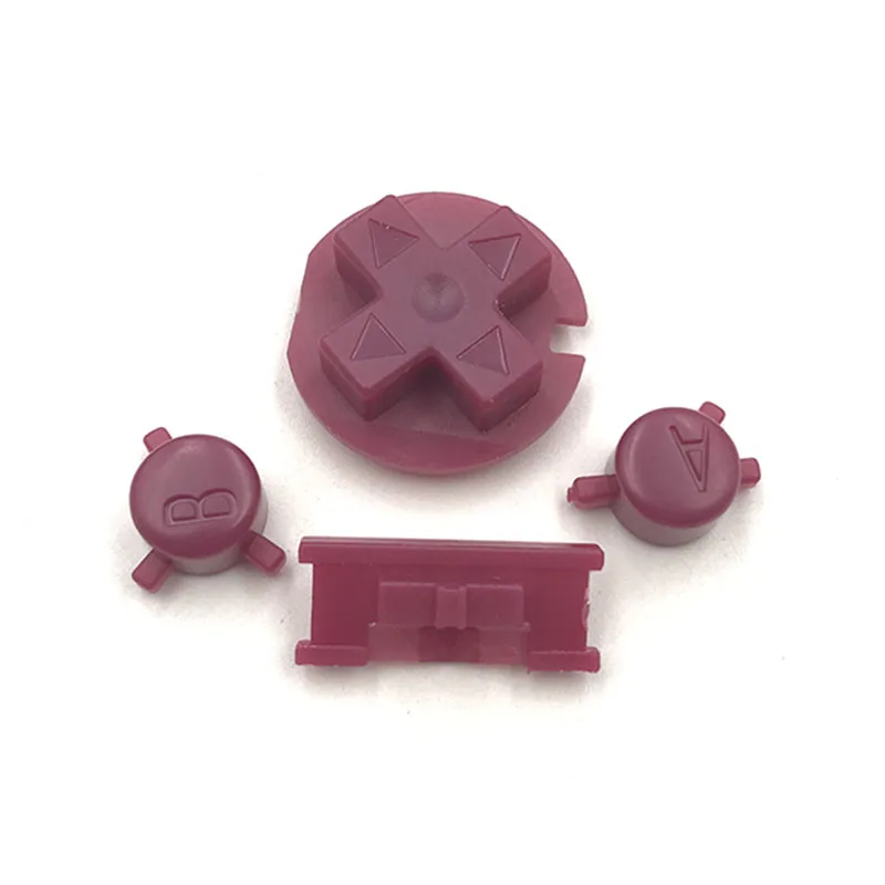 500set Plastic Power ON OFF Buttons Keypads for Gameboy Color GBC Colorful Buttons for GBC D Pads A B Buttons