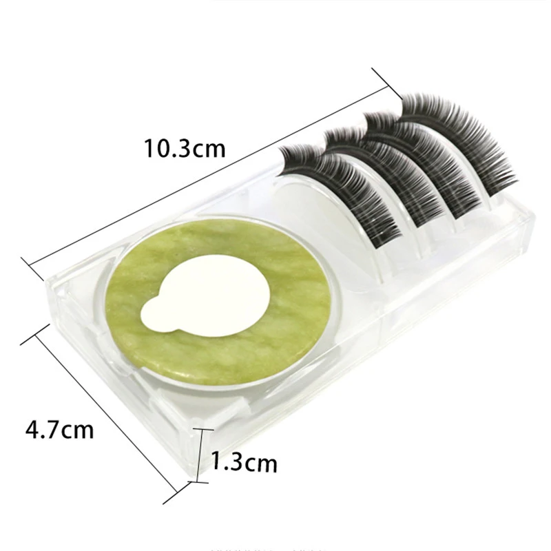 Eyelashes Extension Tools Individual Glue Pallet can put lash and jade pad Eyelash Measure Pads Adhesive glue Stand Holder