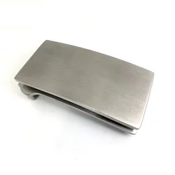 Men's stainless Steel Belt Buckles Smooth Plate Buckle Hand-polished Metal Rectangle Blank DIY Leather Craft accessories 35mm