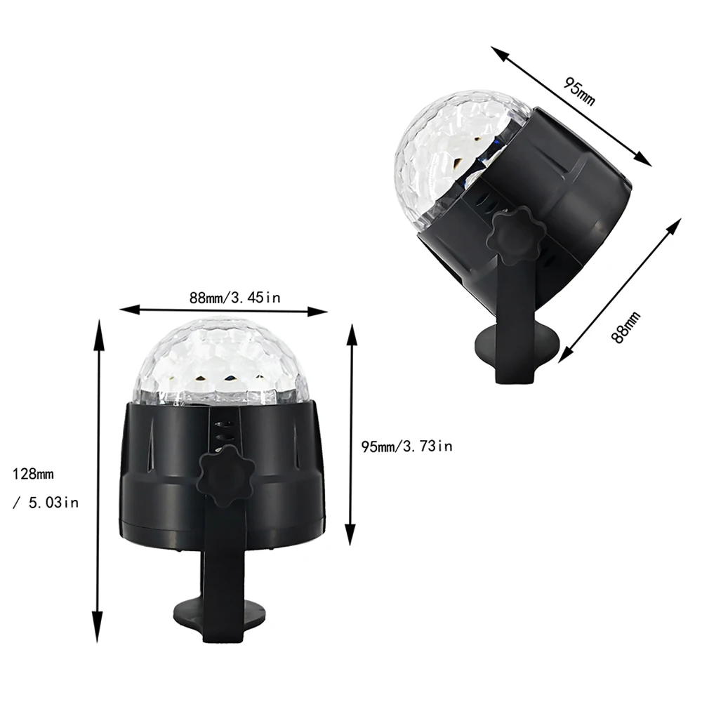 RGBW Party Laser Projector Lighting Music Remote Disco Ball LED Stage Light 15 Patterns For Christmas Home KTV Effect Laser