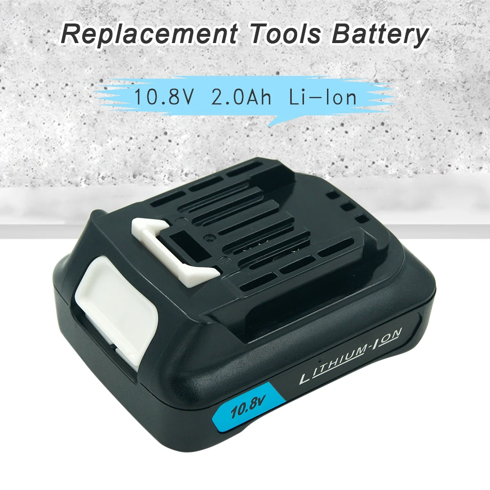 10.8V 12V 2.0Ah Li-ion Power Tool Replacement Rechargeable Battery for Makita BL1015 BL1020B BL1040B BL1041 BL1016 DF031D DF331D