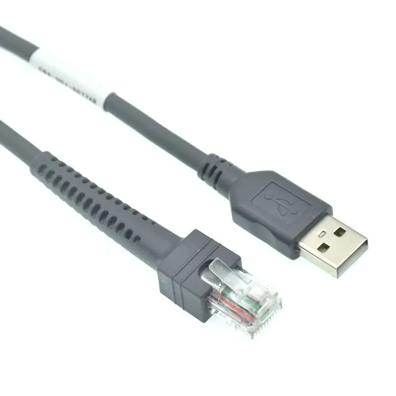 5M 3M USB to RJ48 RJ50 Scanner data cable for LS2208 LS1203 LS2208/AP LS4008I LS7808 DS3400 for Zebra Xunbao Motorola Honeywell