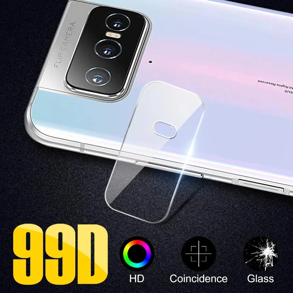 Tempered Glass For Asus Zenfone 7 ZS670KS / 7 Pro ZS671KS Camera Lens Protection Film Screen Protector