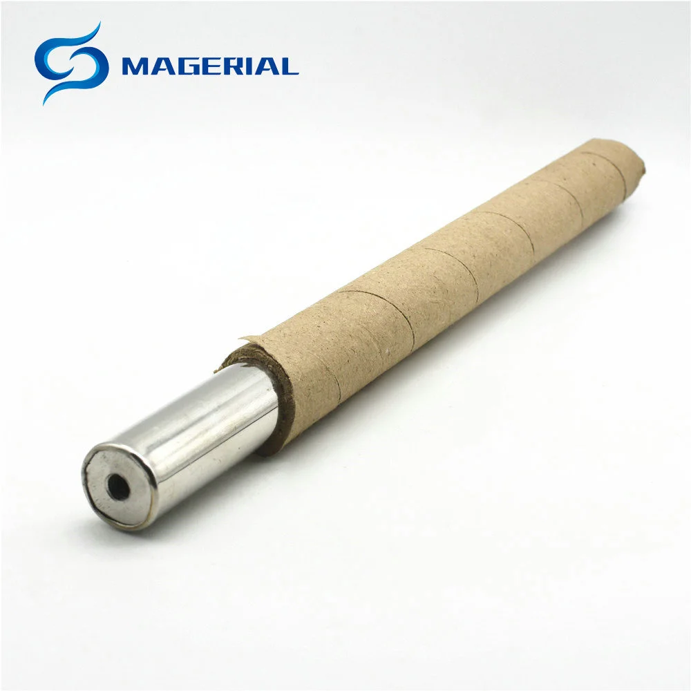 NdFeB Strong Magnetic Wand Diameter 25mm 6K/10K/12K GS Cylinder Sucks Iron Stainless Steel 304 Impurity Remove Filter Magnet