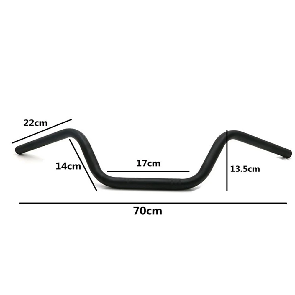Retro Motorcycle Handlebar 22mm Classical Motorbike Handle 7/8\'\' Steering Wheel for Honda Yamaha Kawasaki Suzuki Vintage Bikes