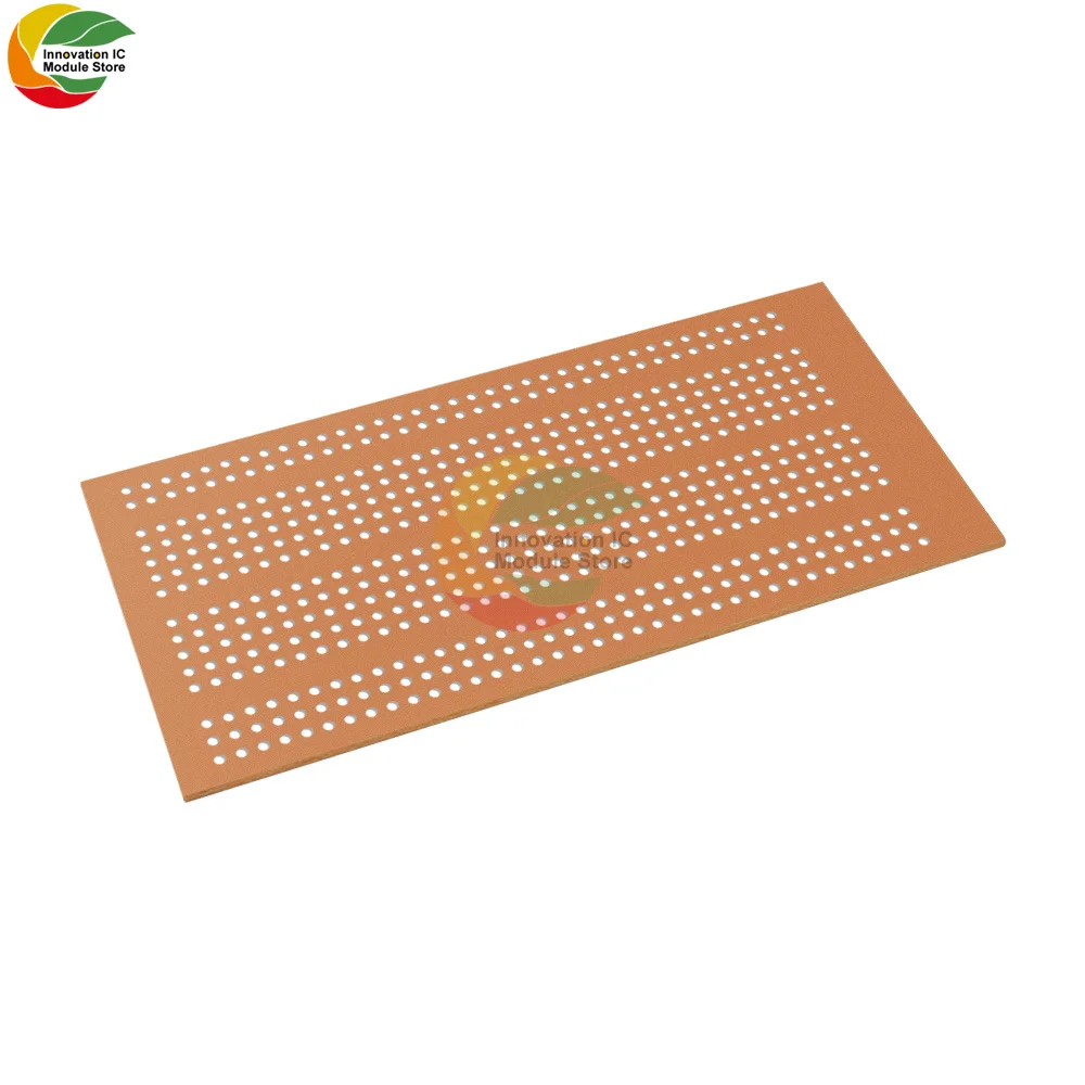 Placa de pruebas PCB sin soldadura Universal, prototipo de cobre, papel estañado, agujeros de unión, bricolaje, 5x10 CM, 5x10 cm, 10 unidades