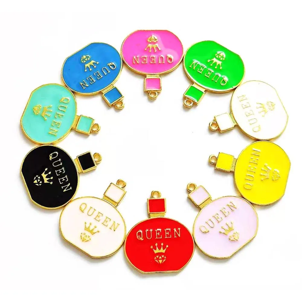 

10pcs perfume bottle charms for women DIY jewelry accessories P9