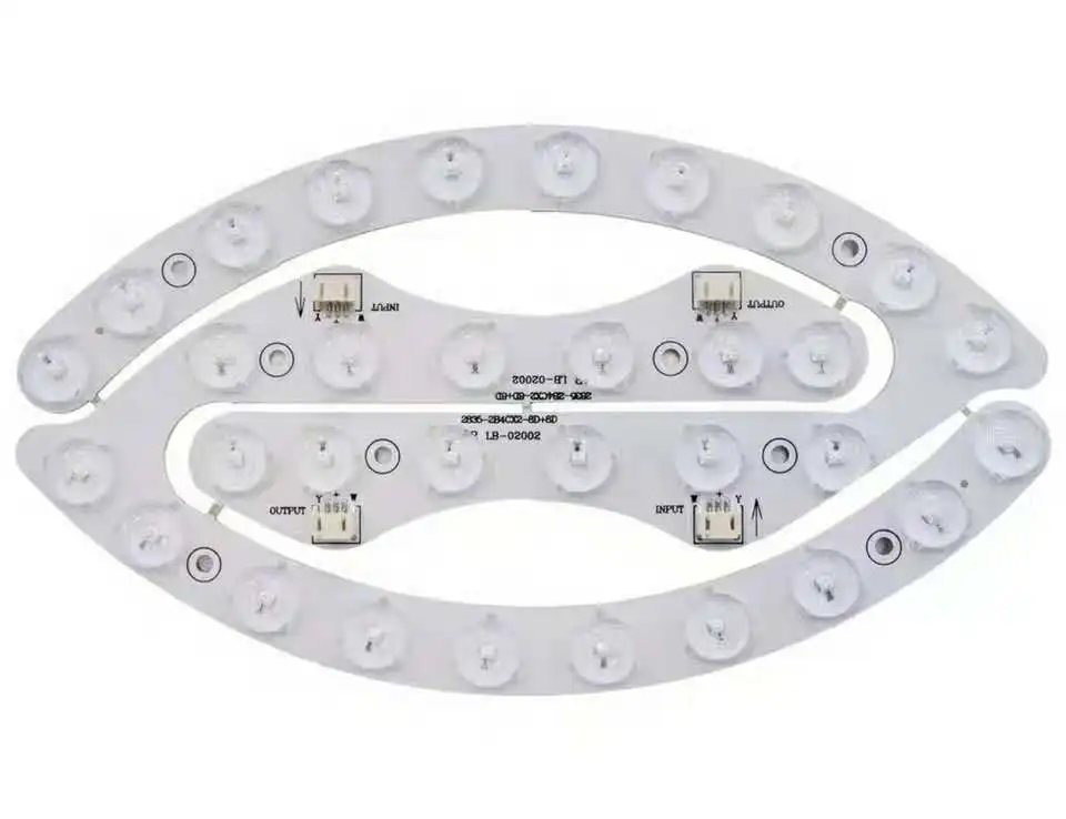 LED ceiling lamp retrofit lamp board wick round lens fan lamp strip lamp bead lamp panel horseshoe-shaped patch light source