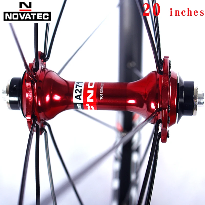 Bicycle Wheelset 20inch Novatec A271/F372SB V brake 451 406 4bearing 7-11speed 20 24H Aluminum alloy Folding wheels With QR