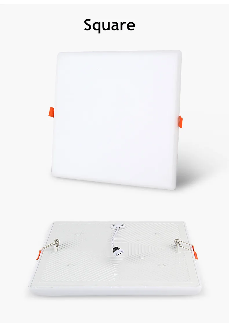 Imagem -06 - Lâmpada de Luz de Painel Ultra-fino sem Moldura Instalação Embutida 10w 18w 24w 36w Luzes Bonitas Simples para Escritório de Cozinha em Casa