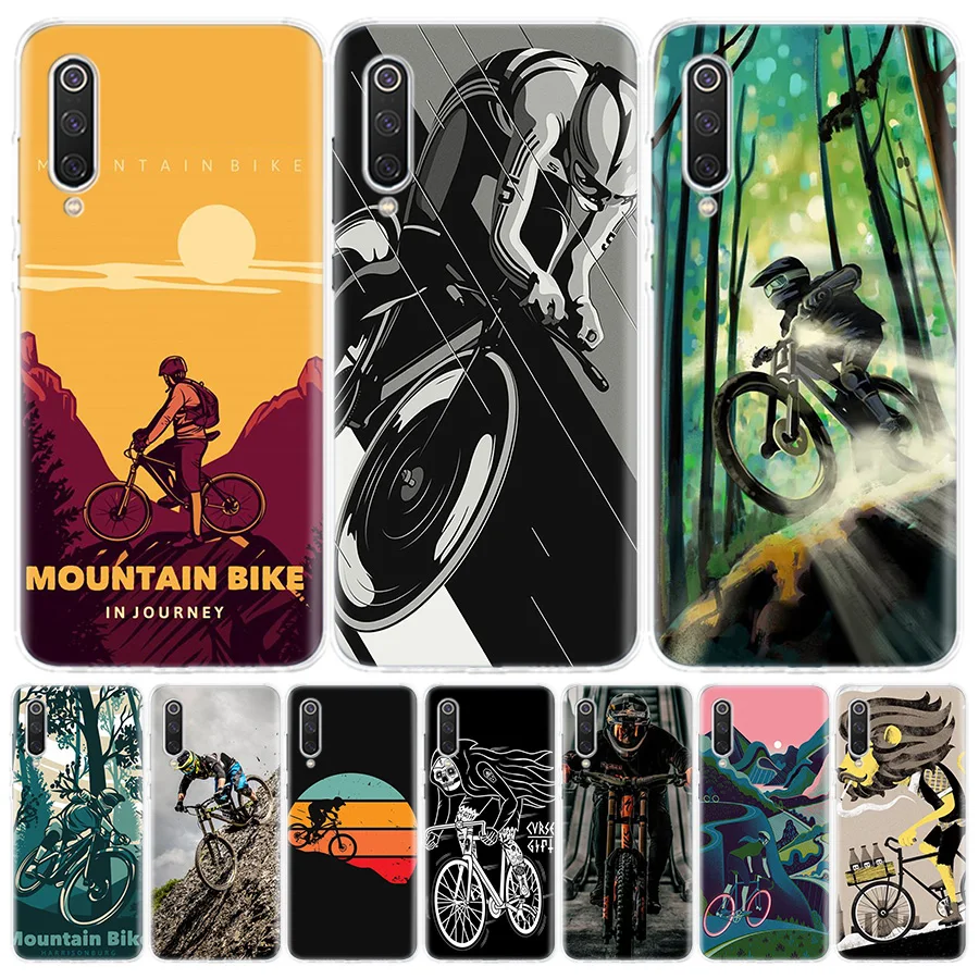 Amazing mountain bike Bicycle MTB Phone Case For Xiaomi Mi 12X 11i 12 11 Lite 11T Pro 9T 8T 10 9 8 Ultra 5X 6X 5G Capa Cover Coq