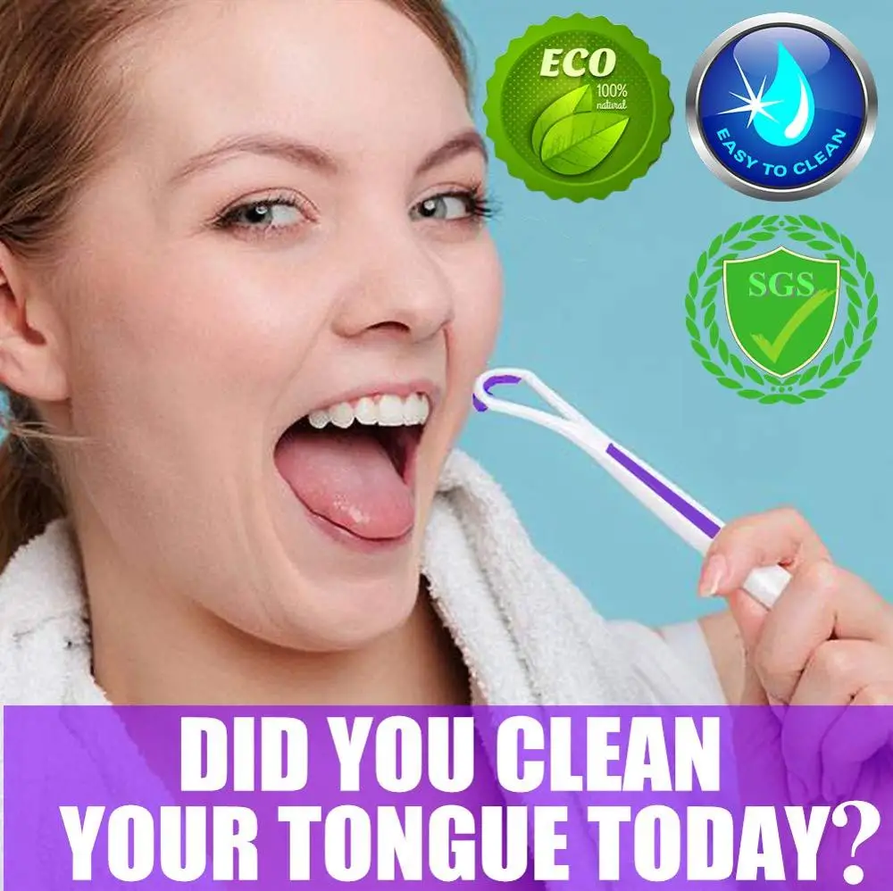 Tongue Scraper Cleaner Tongue Scrapers Brush To Remove Tongue Coating Oral Hygiene Care Oral Cleaning for Adults Kids
