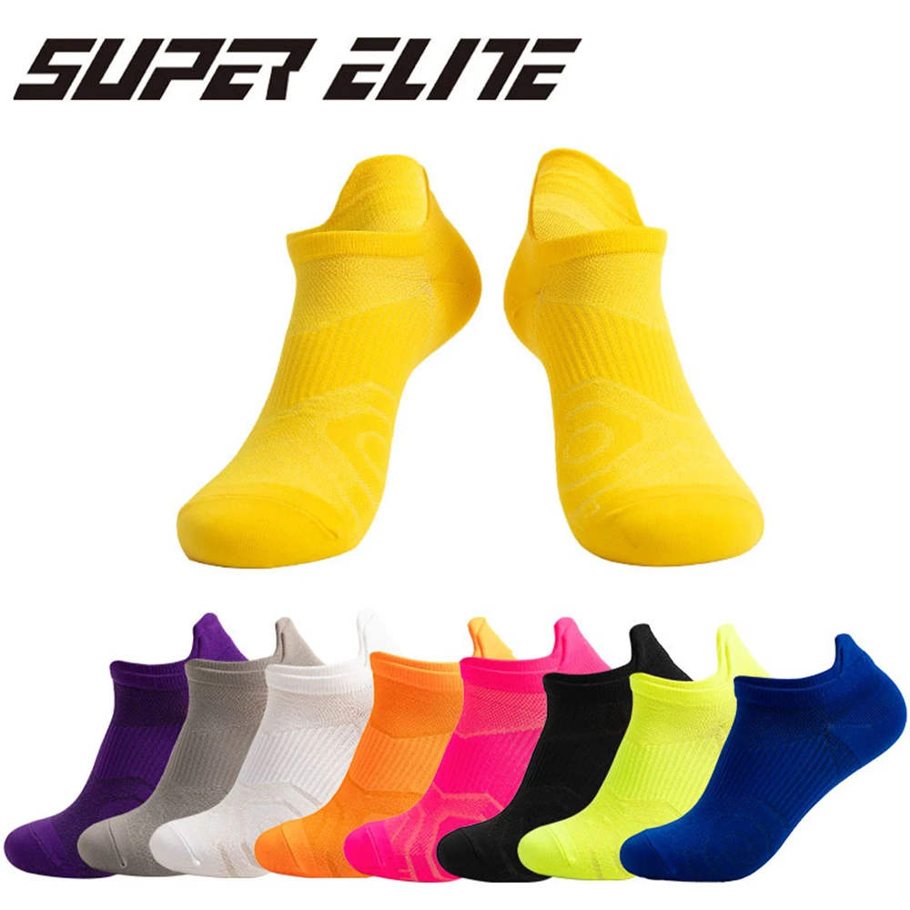 Professional outdoor sports socks men and women fitness running thin socks shallow summer breathable speed dry boat socks s2026