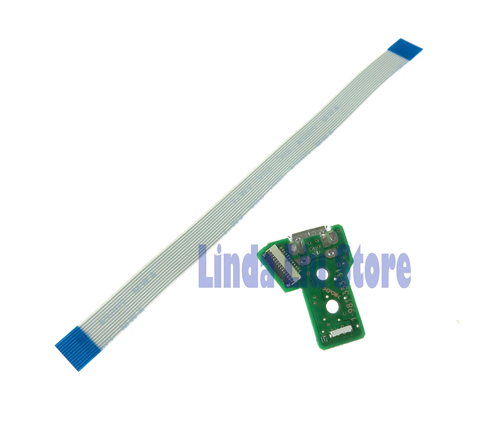 JDS001 JDS011 JDS30 JDS040 050 USB พอร์ตชาร์จ Socket Board charger บอร์ด flex สายริบบิ้นสำหรับ PS4 Pro controller 50 ชุด