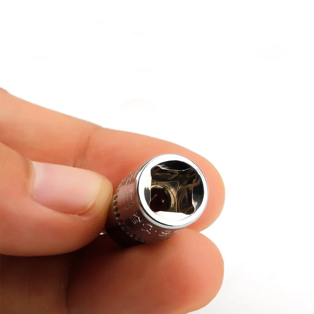 Herramientas de reparación manual de enchufe de estrella Torx de 1/4 pulgadas, 2 piezas, Agujero cuadrado E tipo E4, E5, E6, E7, E8