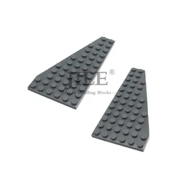 Moc Wedge Base Plate 12x6 Left and Right DIY Enlighten Building Blocks Bricks Modified Sets Compatible with  Assembles Particles