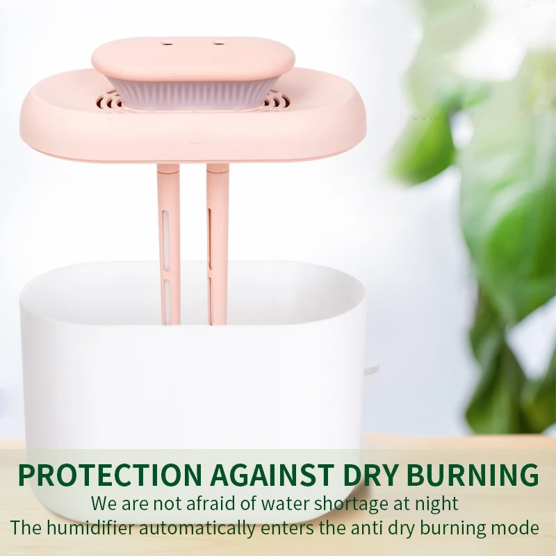 Humidificador de aire Usb, difusor de Aroma ultrasónico, purificador de aire de niebla fría, doble pulverizador de gran capacidad para el hogar, 3300Ml de alta capacidad