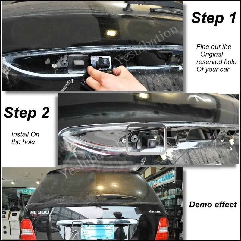 Car Rear View Camera For For Mercedes Benz M ML W164 ML450 ML350 ML300 ML250 GL X164 GL350 GL450 RCA Original Screen Compatible