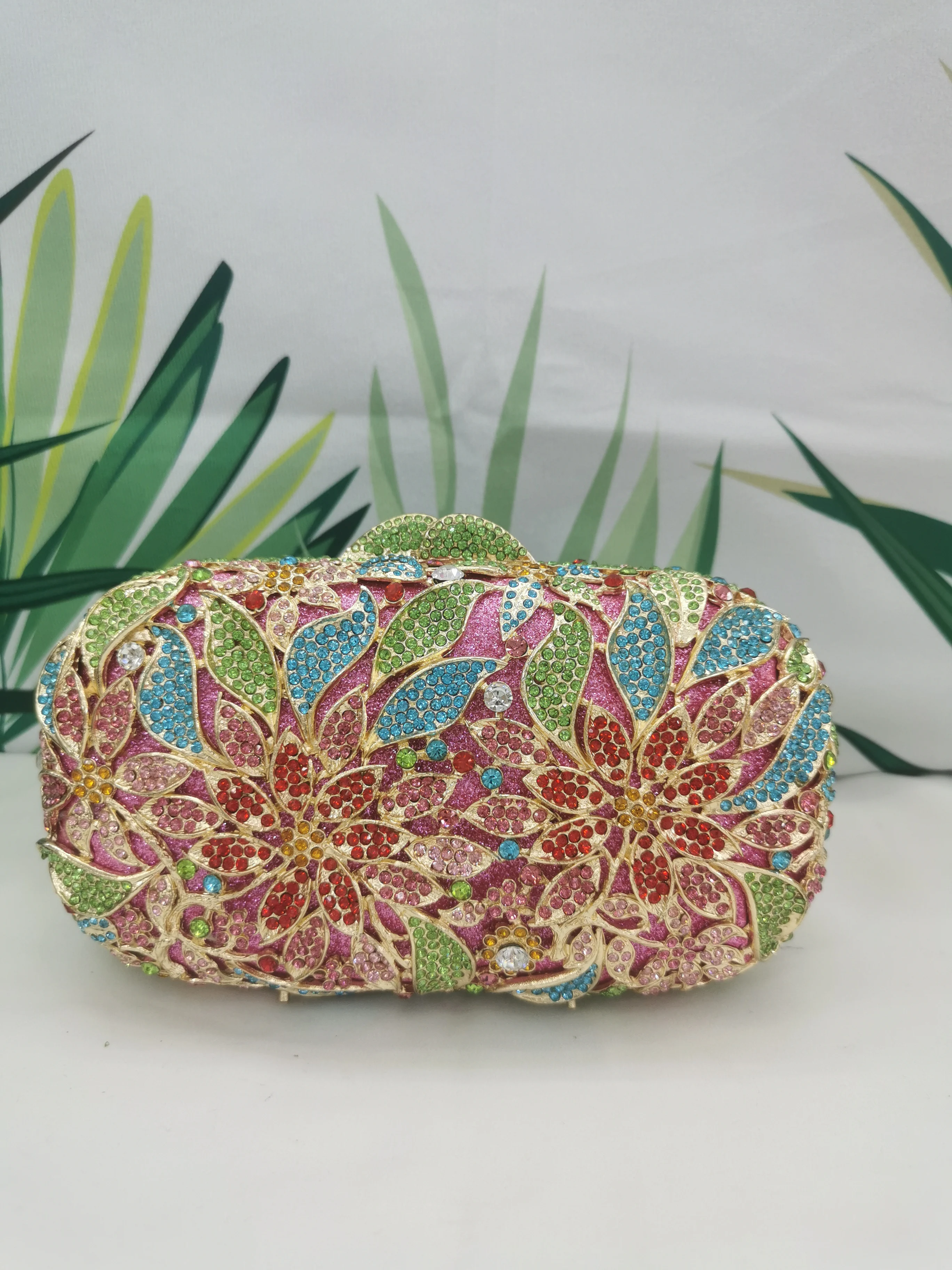 

XIYUAN Роскошные черные сумки со стразами, женские клатчи с кристаллами и цветами, вечерние сумки, свадебные сумки с цветочным принтом, сумка-кошелек для свадебной вечеринки