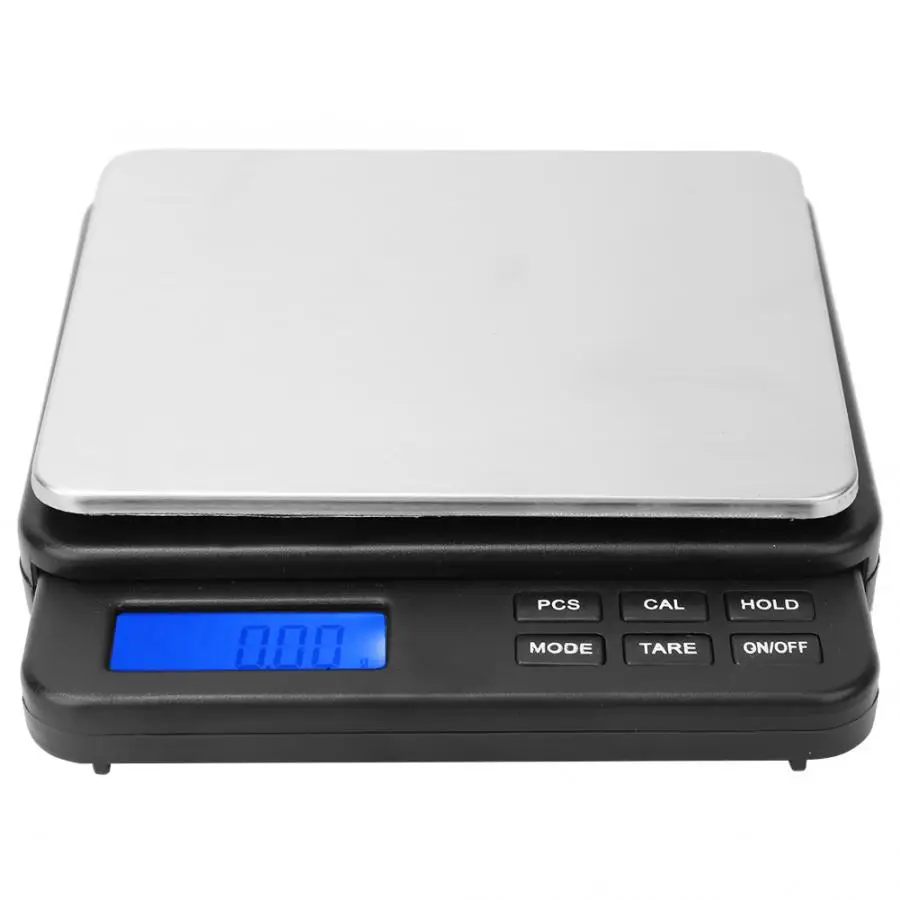 High Accuracy Mini Digital Kitchen Scale Electric Weighing Scale with Backlight Display 1000g/0.01g for Kitchen Lab Tools