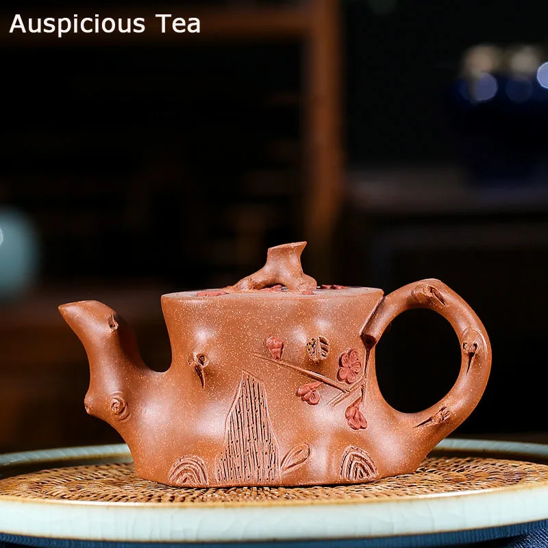 

150ml Yixing Classic Raw Ore Slope Mud Purple Clay Teapot Handmade Kung Fu Tea Set Household Tea Ceremony Drinkware Accessories