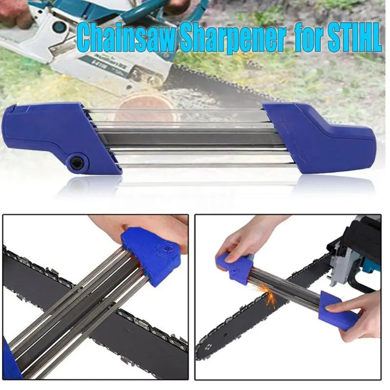 

E7CD Professional Lawn Mower Chainsaw Chain File Guide Sharpener Grinding Guide