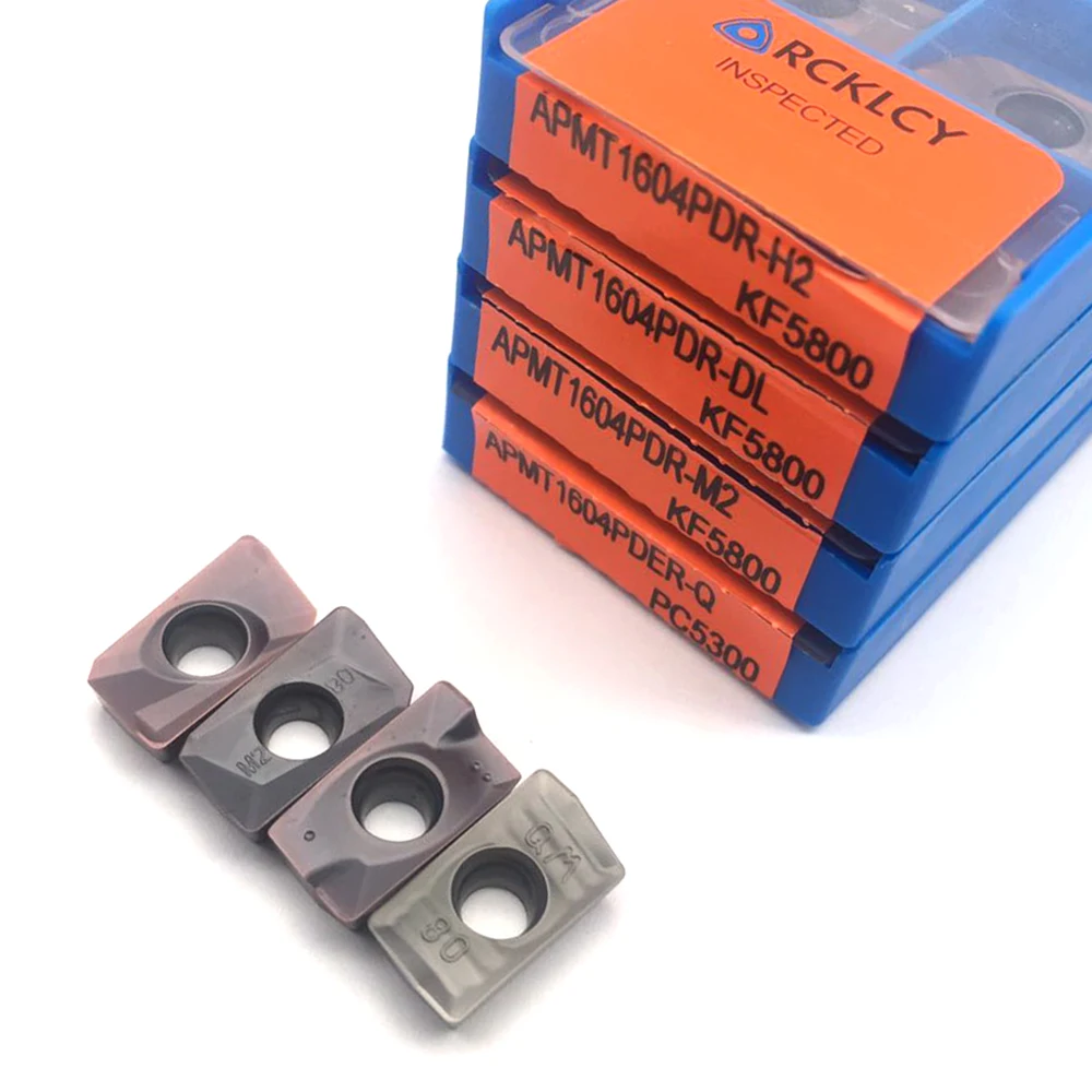 10PCS APMT1135 APMT1604 H2 M2 KF5800 PC5300Carbide inserts face mill turning tools  Cutter Milling CNC Tools