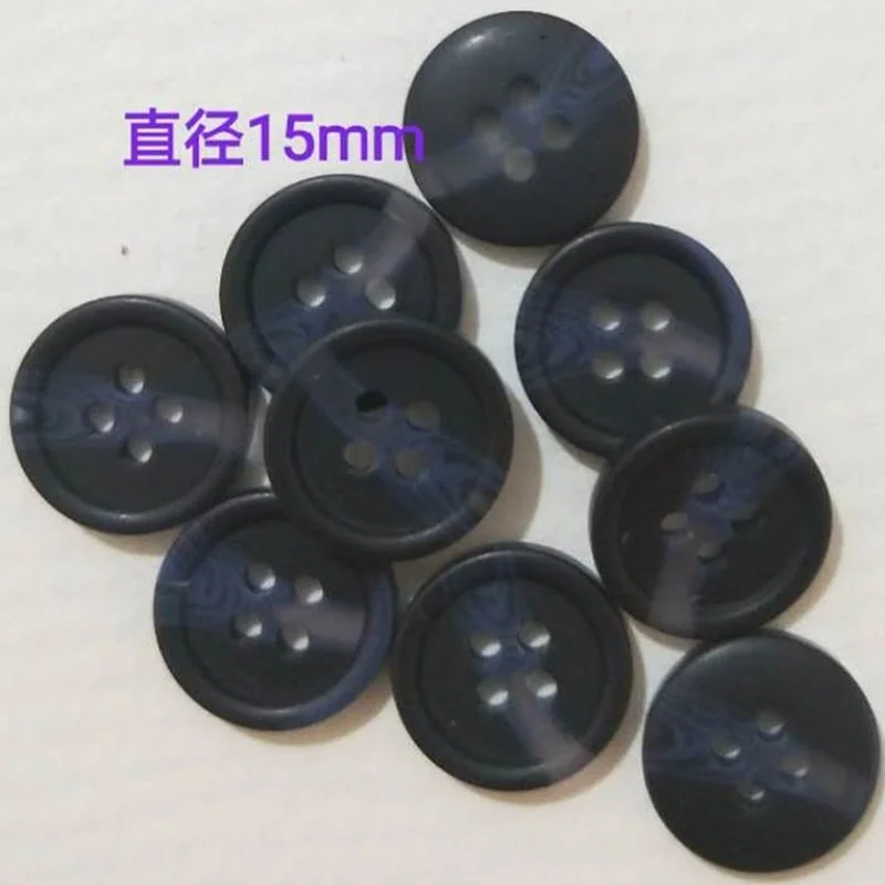 New High-grade Round Resin Coat Windbreaker Suit Jacket Sweater Decorative Buttons 10pcs/bag 15mm-20mm