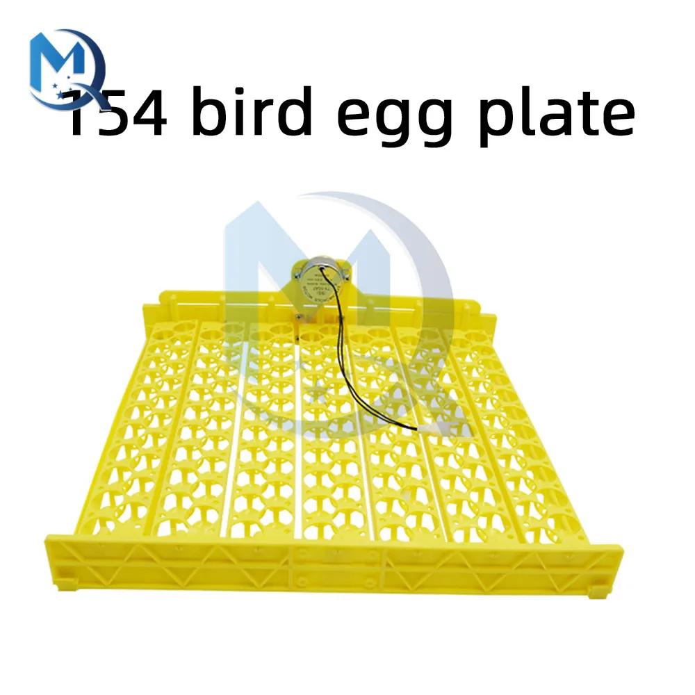 154 Automatic Incubator Turning Egg Tray Kit 110V/220V Plastic Bird Eggs Duck Chicken Eggs Hatching Machine Uniform Heating Tray