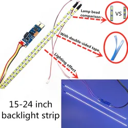 Kit de bande lumineuse rétroéclairée LED CCFL 10-30V 535 24 pouces, 50 pièces, vente en gros, nouveau 23.6mm, écran LCD à Module de moniteur LED