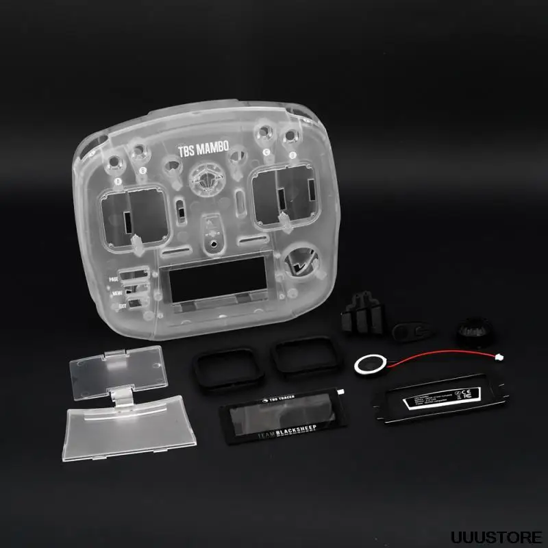 

Original Team Blacksheep TBS MAMBO NOSTALGIA SHELL TRANSPARENT DIY Upgrade Parts for TBS MAMBO Radio Transmitter Replacement