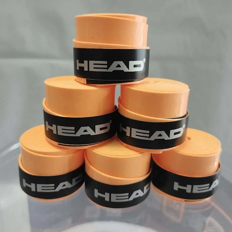6 stuks Originele HEAD Overgrip Anti Slip Tennisracket Zweetband Grips Padel Schokabsorptie Grip Tape Training Accessoires