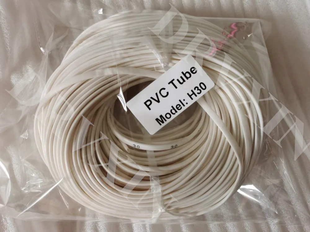 Pvc White Flat tube Pvc Tube H50 Application Wire diameter 2.7 ~ 3.1mm For Electronic Lettering Machine ferrule printing machin