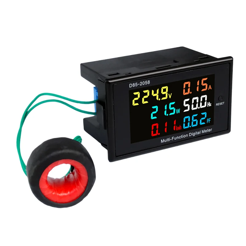 

AC Digital Voltmeter Ammeter 300V 450V Voltage Current Meter KWH Panel Meter Electric Energy Consumption Monitors