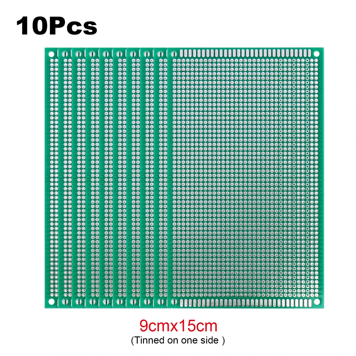 2 Stück PCB Prototyp-Platine Universal-Strippboard Einseitig Bedruckt 2x8 3x7 4x6 5x7 6x8 7x9 8x12 9x10 zum Löten – Detail 15