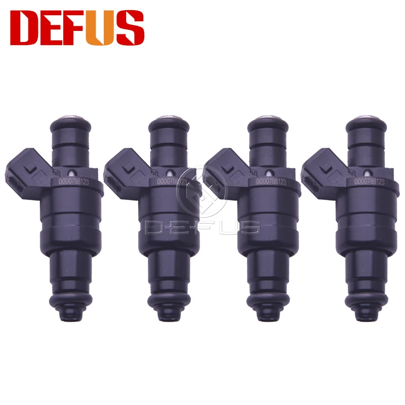 

DEFUS 4pcs 0000788123 Bico Fuel Injector Nozzle For Mercedes-Benz SLK230 2.3L L4 98-00 Petrol Injection NEW